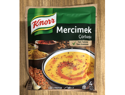 Суп сухой чечевичный (Kremalı Mercimek Çorbası), 74 гр., Knorr, Турция