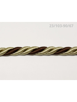 Шнур витой 23-103 (90) декоративный, для отделки портьер