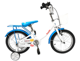 Детский велосипед Gravity Panda бело-голубой