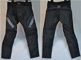 Штаны мотоциклетные кроссовые Yamaha  (размер XL) с защитой колена + съемная подкладка, цвет черный