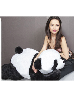 Плюшевая панда 110 см (лежачая)