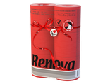 Туалетная бумага Renova Red Label 2 слоя красная