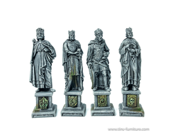 FOUR KINGS STATUES (painted)