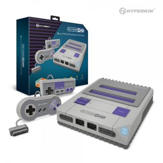 RetroN 2 HD Игровая приставка 2 в 1 для игр NES / Famicom / Dendy / Super Nintendo - SNES (Серая) - Hyperkin