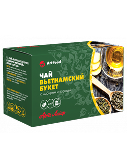 Чай зеленый «Вьетнамский букет с имбирем и корицей» (20 п)