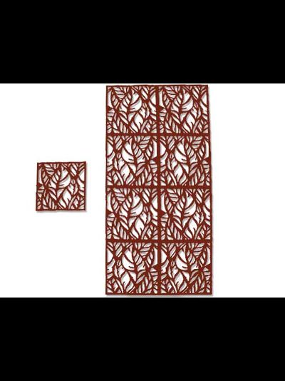 Листья - ажурный узор на панелях японских. Лазерная резка. Продажа оптом в Воронеже. Недорого