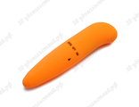Вибратор Colored Pleasure (12 см) оранжевый
