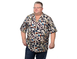 Мужская летняя рубашка сорочка из хлопка  арт. СГ-2 цвет 3 размеры 64-66