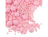 Посыпка микс из рисового драже в глазури матовая «Розовая»  50г