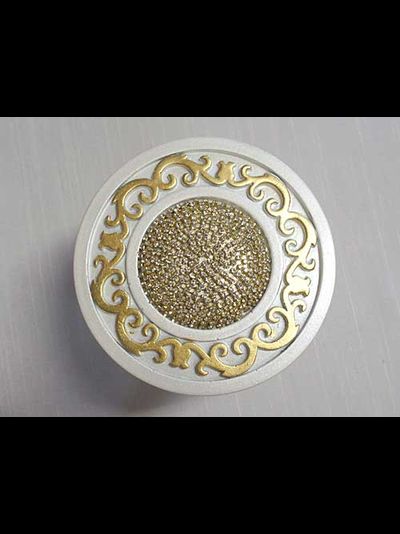 R 274, серия Magestic. Круг со стразами с орнаментальным бордюром