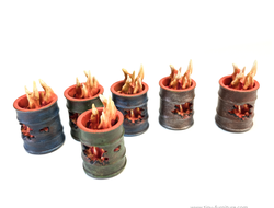 Burn barrels (PAINTED)