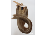 Шиньон-хвост на ленте из искусственных волос (прямой) 60см Тон № 14