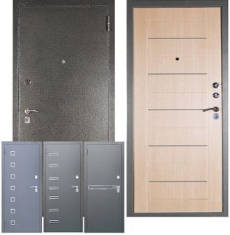 Входная металлическая дверь (металл 2мм + МДФ 7мм с молдингом) Стиль ДА1