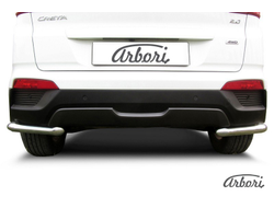 Уголки d57 Arbori черн. для HYUNDAI Creta 2016-нв ( AFZDAHCRET4WD14B )