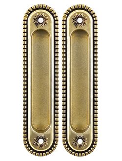 Ручка Armadillo (Армадилло) для раздвижных дверей SH010/CL FG-10 Французское золото