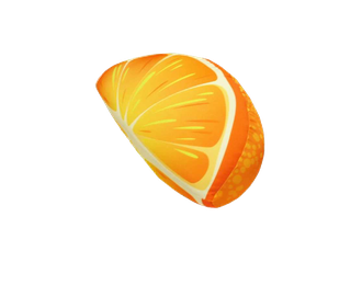 Игрушка антистресс "Долька апельсина"