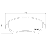 Передние колодки BLITZ для Ниссан Икс-Трейл Т31