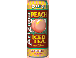Напиток Arizona Diet Peach Tea 0,68л (США)