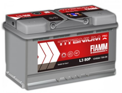 Автомобильный аккумулятор FIAMM Titanium Pro 80 Ач о/п