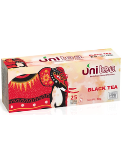 Чай Unitea чёрный классический, 25 шт. х 2 г