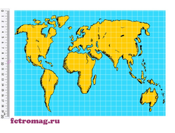Фон "Карта мира"