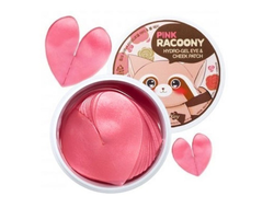 Патчи для глаз и скул гидрогелевые Pink Racoony Hydro-Gel Eye & Cheek Patch 60шт