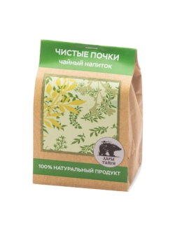 Сбор травяной "Дары Тайги" "Чистые почки", крафт-пакет, 100 гр.