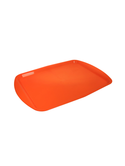 Поднос столовый 490х360 мм оранжевый полипропилен особо прочный [560Т]