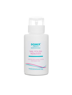 Domix Средство для снятия всех видов лака с ногтей с ацетоном Nail polish remover with acetone, с помпой,  255 мл