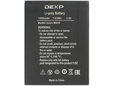 Аккумулятор (АКБ) для DEXP Ixion M245 -1850mAh
