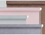 Тканые рулонные шторы с искрой модных цветов: припудренный розовый, серый и другие