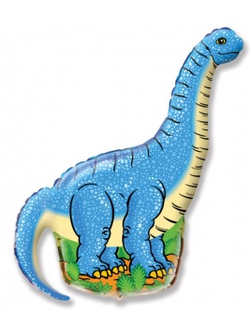 Динозавр Диплодок, Синий 104см