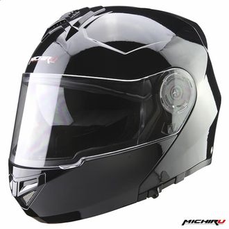 Шлем (модуляр) MICHIRU MF 120, черный (Размер M)