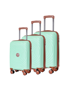 Комплект из 3х чемоданов Somsonya Tokyo Полипропилен S,M,L мятный