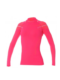 Футболка женская длинный рукав  Brubeck Thermo Nilit Heat малина LS13100A