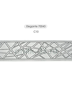 Арт. 70043, серия Elegante. Жаккардовая тесьма с футуристическим дизайном