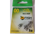 Застёжка Fish Season Nice Snap 00(9кг)