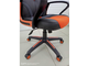 кресло компьютерное RUNNER кож/зам/ткань черно-оранжевое