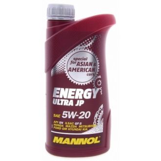 08015е Масло моторное MANNOLENERGY ULTRA JP 5W-20  API SN  ILSAC GF-5 1 л. синтетическое