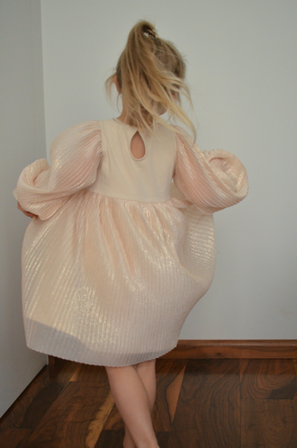 Платья с юбкой плиссе (цвет кремовый размер 98 (2-3 года))
