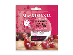 MASKIMANIA Premium Peptide Anti-Age Маска для лица и подбородка “Интенсивное омоложение, лифтинг и питание" (саше)