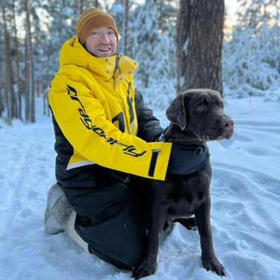 ПЛАЩ ЗИМНИЙ DRAGONFLY RACE COAT Yellow