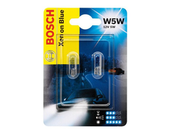 Лампа BOSCH Xenon Blue W5W 12V 5W в блистере 2 шт.