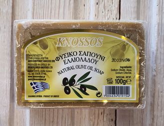 Натуральное оливковое мыло ЗЕЛЕНОЕ (Греция)