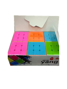 Магический куб 3х3х3 разноцветные грани цена за 1 шт. без упаковки