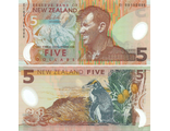 Новая Зеландия 5 долларов 2009 г. Пластик