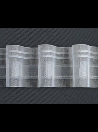 Направленная карандашная складка, тесьма для штор полупрозрачная