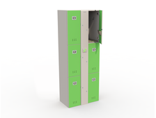 Блоки шкафов-локеров серии «LL 06A» Блоки из шести шкафов - локеров для персонального использования