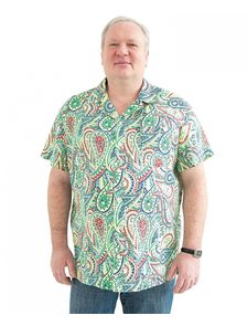 Рубашка сорочка-гавайка мужская большого размера Артикул: 20102/2 Размер 74