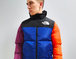 Куртка / Бомбер The North Face ColorBlock Padded Синий / Оранжевый